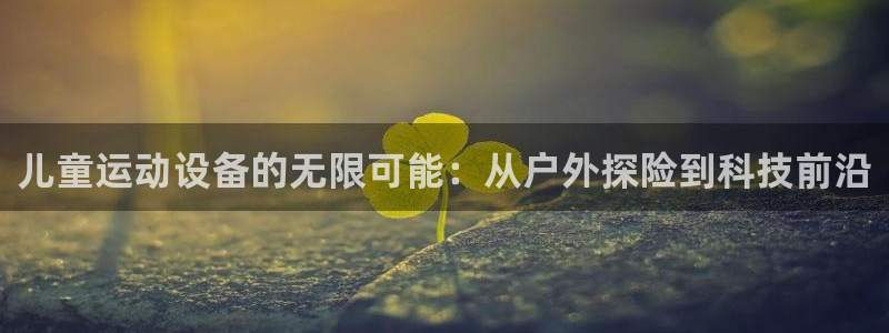 BWIN体育官网下载:儿童运动设备的无限可能:从户外探险到科